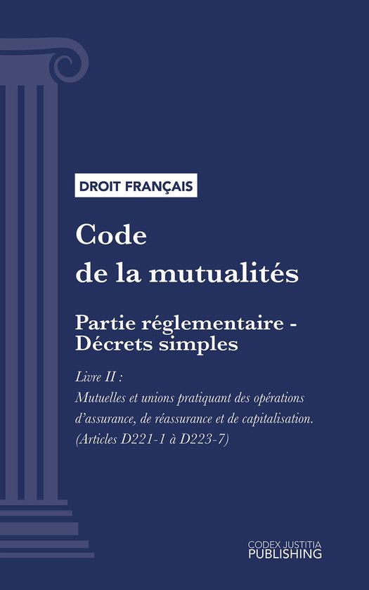 Code de la mutualité - cover