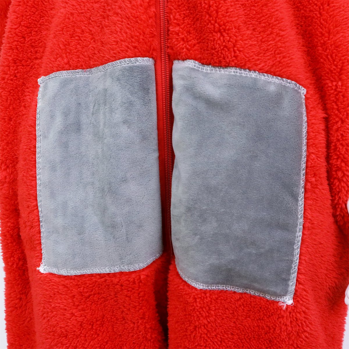 JOYAKIDS® Tele Onesie Kinderen | Carnavalskleding Meisje & Jongen | Verkleedkleren Jongens Meisjes | Rood Verkleedkostuum Kids | Onesie Pyjama | Tubbie Kostuum Kind | Carnaval kleding | Verkleedkleding | Verkleed als | Groepskostuum | Maat 130 — afbeelding 3