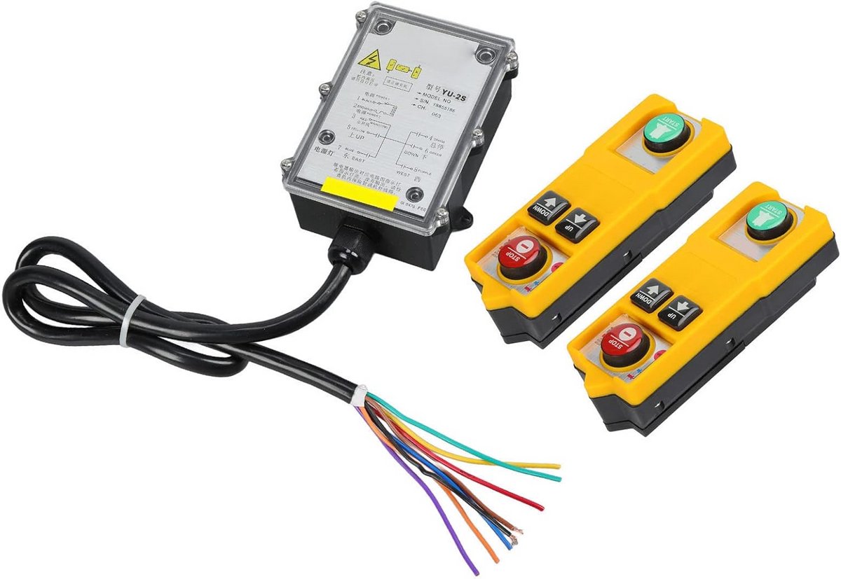 Draadloze Industriële Afstandsbediening voor Kranen 220V | IP68 Waterdicht