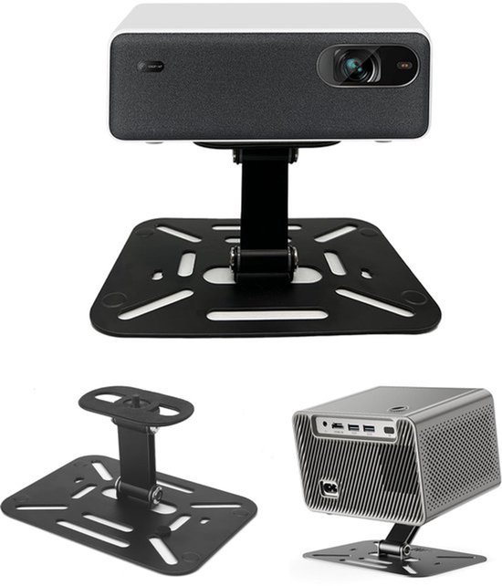 YOTON Mini-projectorstatief - YOTON statief voor draagbare mini-projector, projectorstandaard met 360° metalen draaibare kogelkop voor camera, mini- projector, webcam