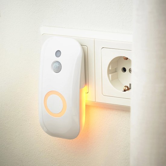 LED Nachtlampje met Bewegingssensor en Schemeringssensor - Warm Wit Licht - 1,8 Watt van V-TAC — afbeelding 3