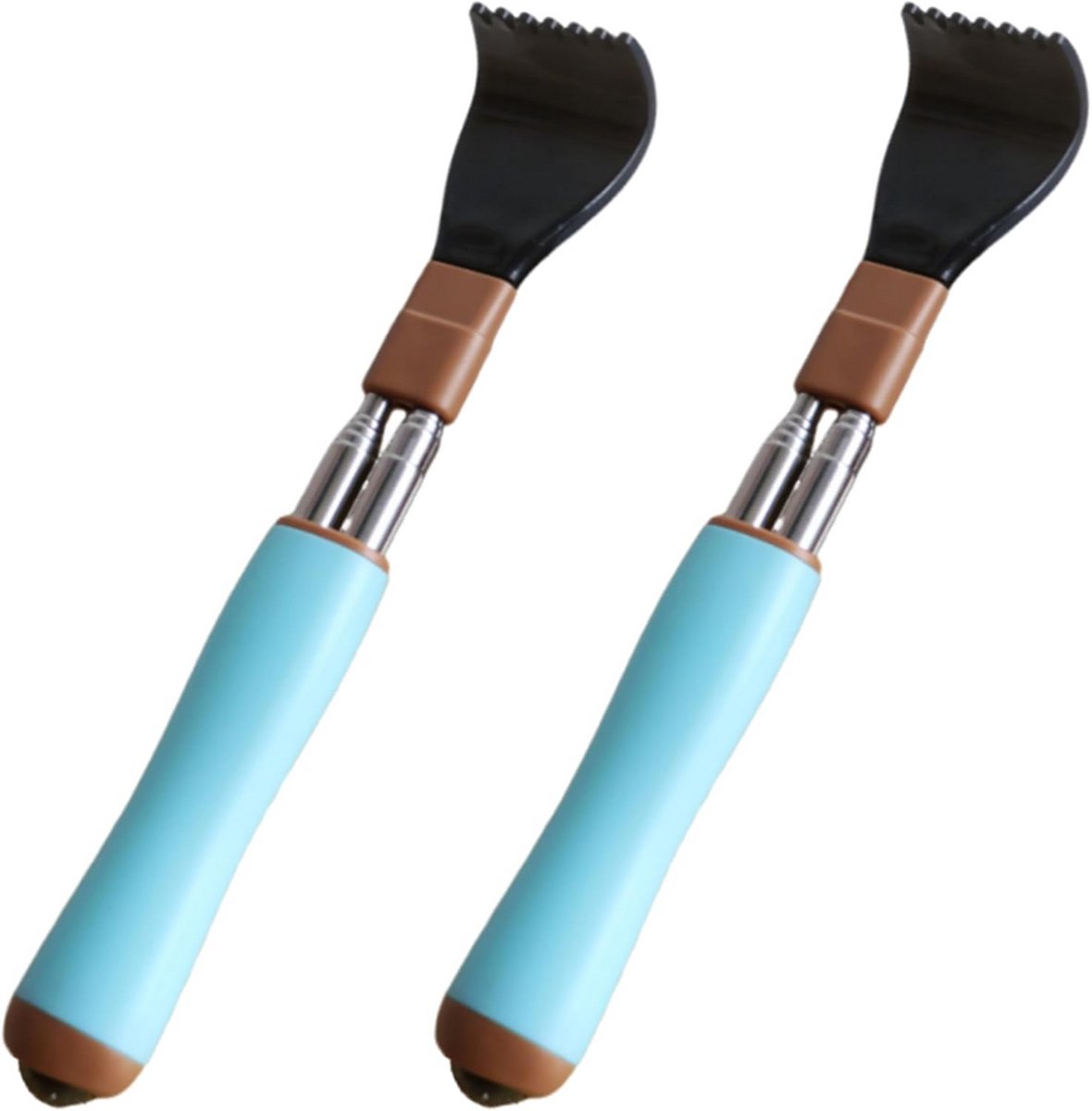 Uitschuifbare dubbelpolige rugkrabber voor jeuk - Handmassageapparaat voor ultiem comfort