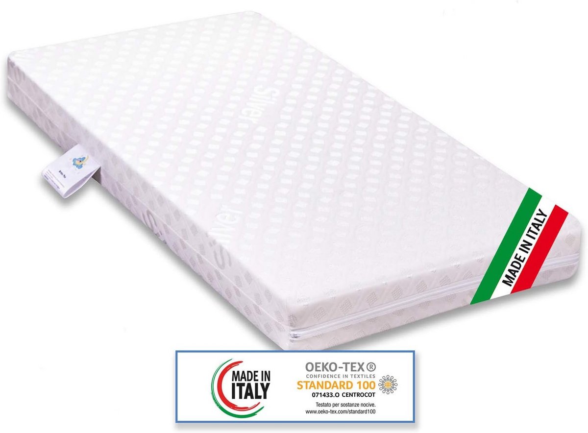 Kinderbed Matras 11 cm Hoog - Hypoallergeen en Ademend