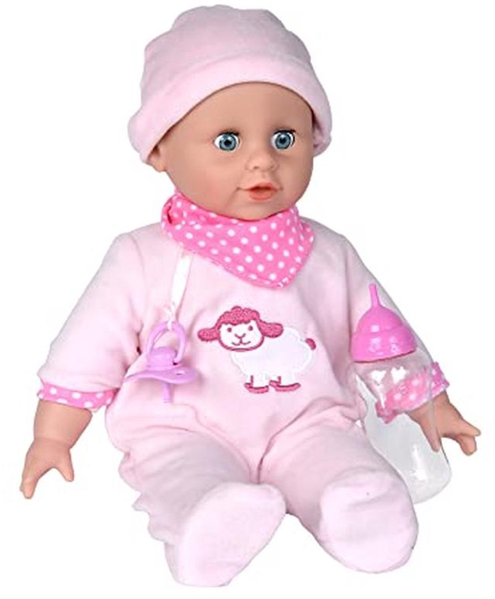 Baby Pop met Geluid, 38 cm - Zachte Lichaam en Slapende Ogen, Geschikt voor Kinderen vanaf 2 Jaar