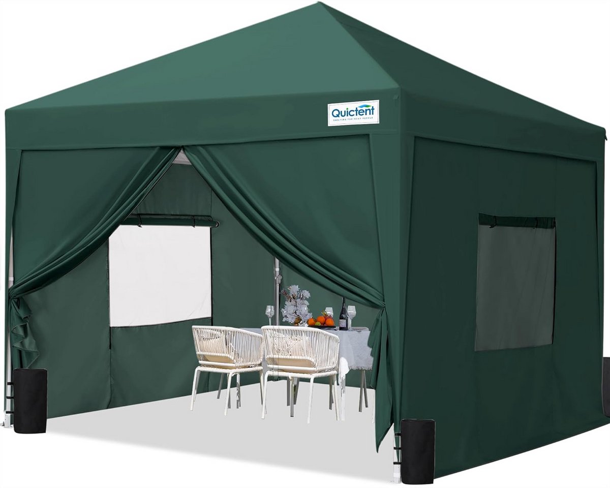 Pop-up Tuinpaviljoen 3x3m - Inklapbare Partytent met 4 Zijwanden, Waterdicht & Winterbestendig