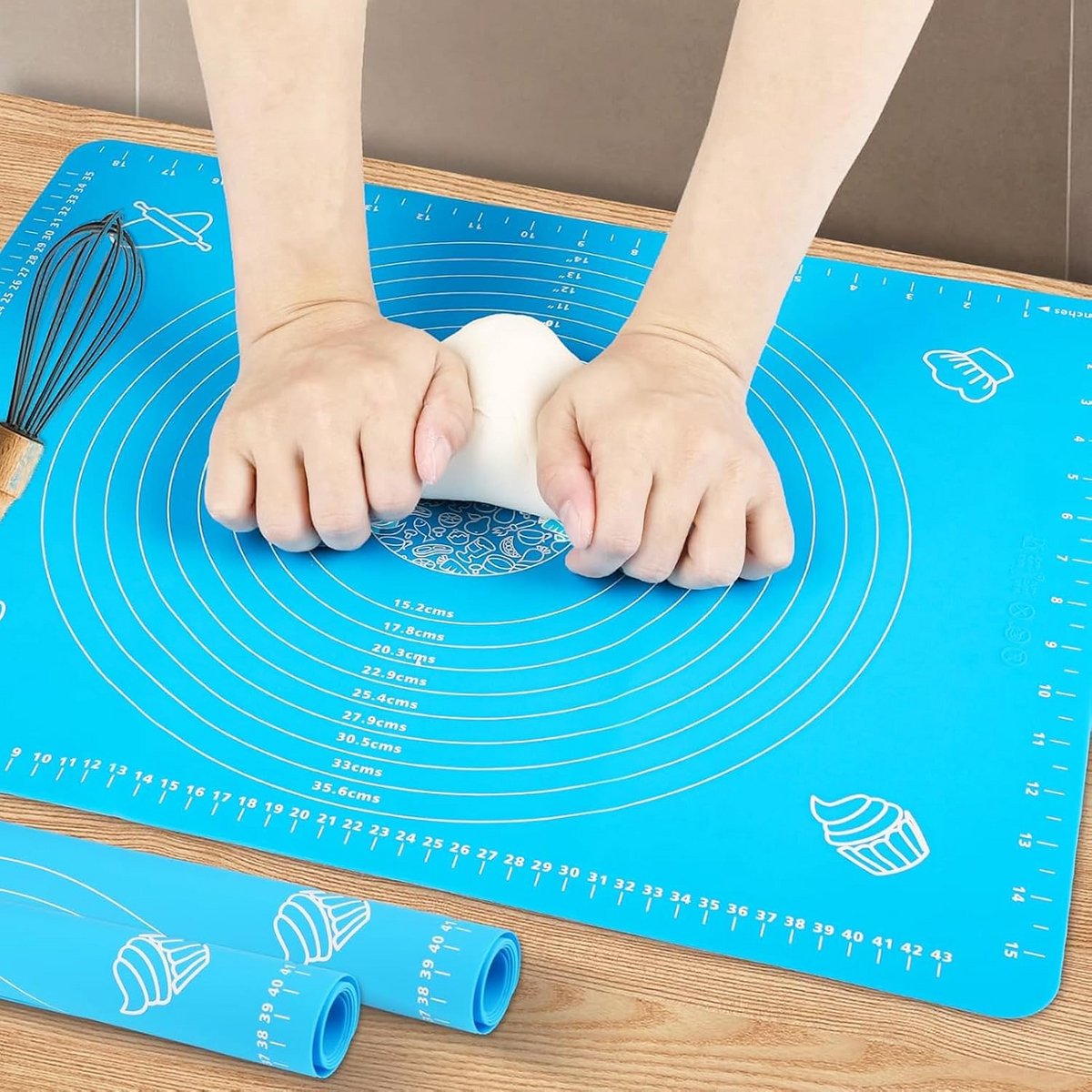 Extra Dikke Siliconen Bakmat met Maatverdeling Anti-aanbak