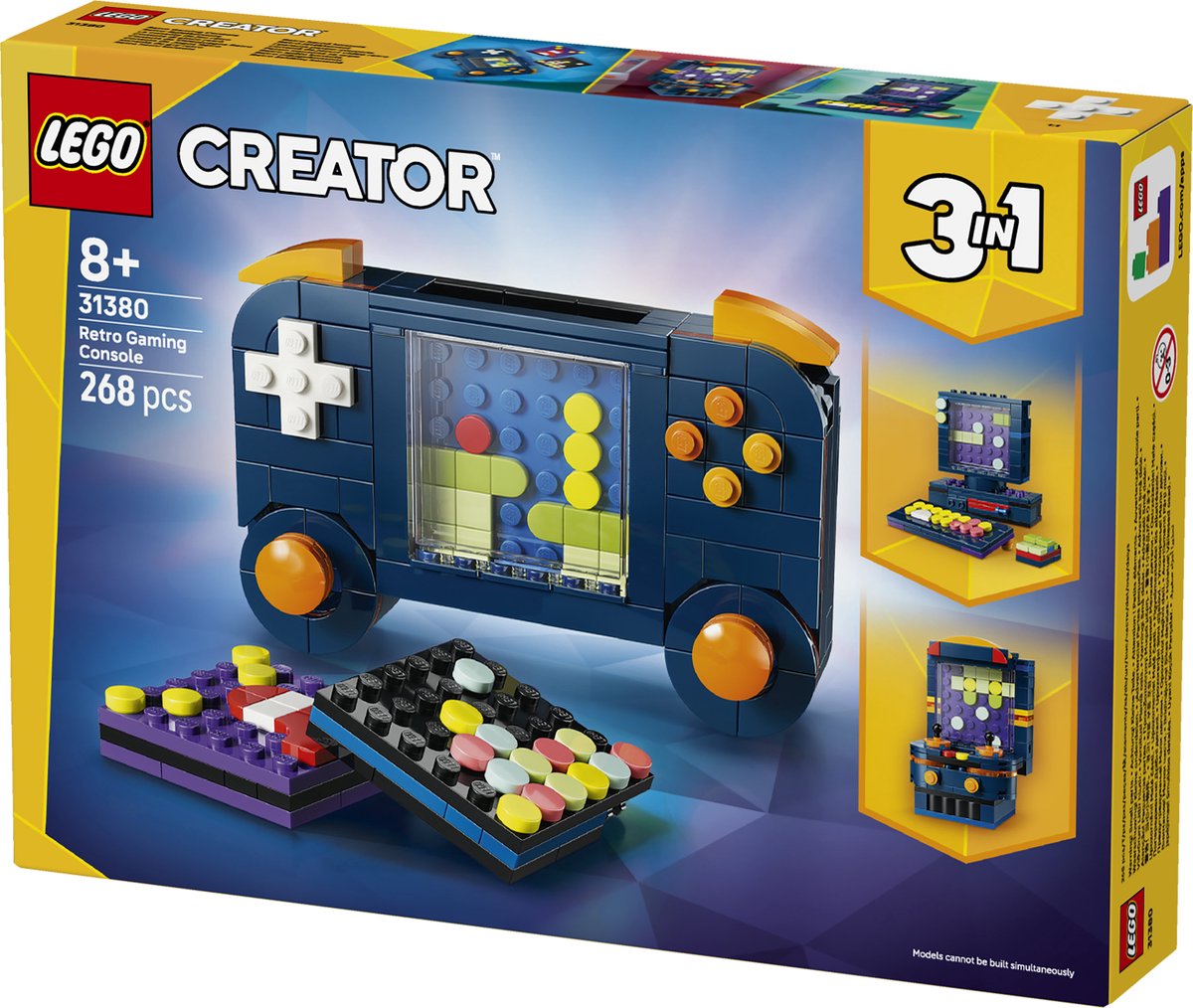 LEGO® Creator 3in1 Retro Spelcomputer Speelgoedmodel - Bouw Om tot Desktop of Speelautomaat - 31380 — afbeelding 22