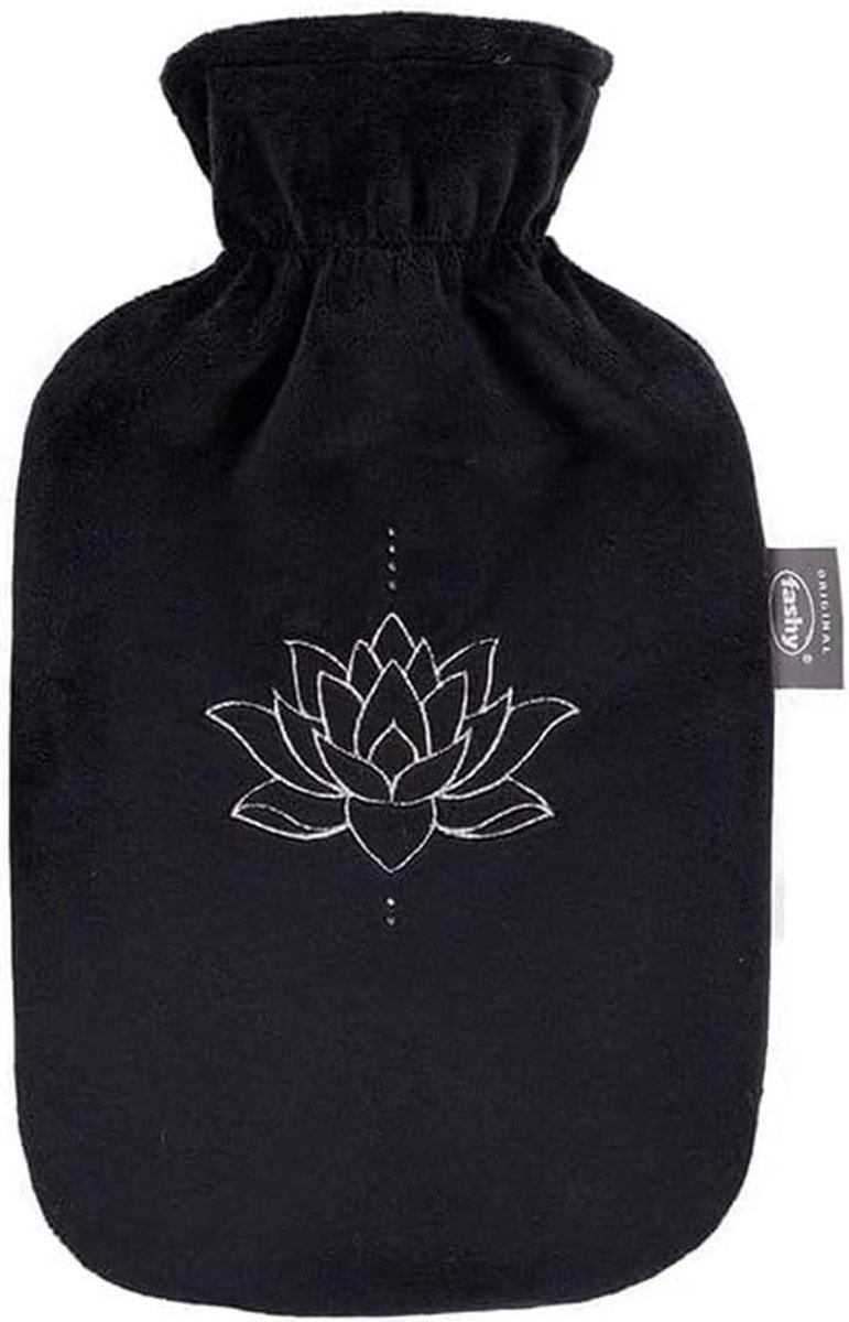 Warmwaterkruik met Fleece Hoes voor Comfort en Warmte, 2 Liter