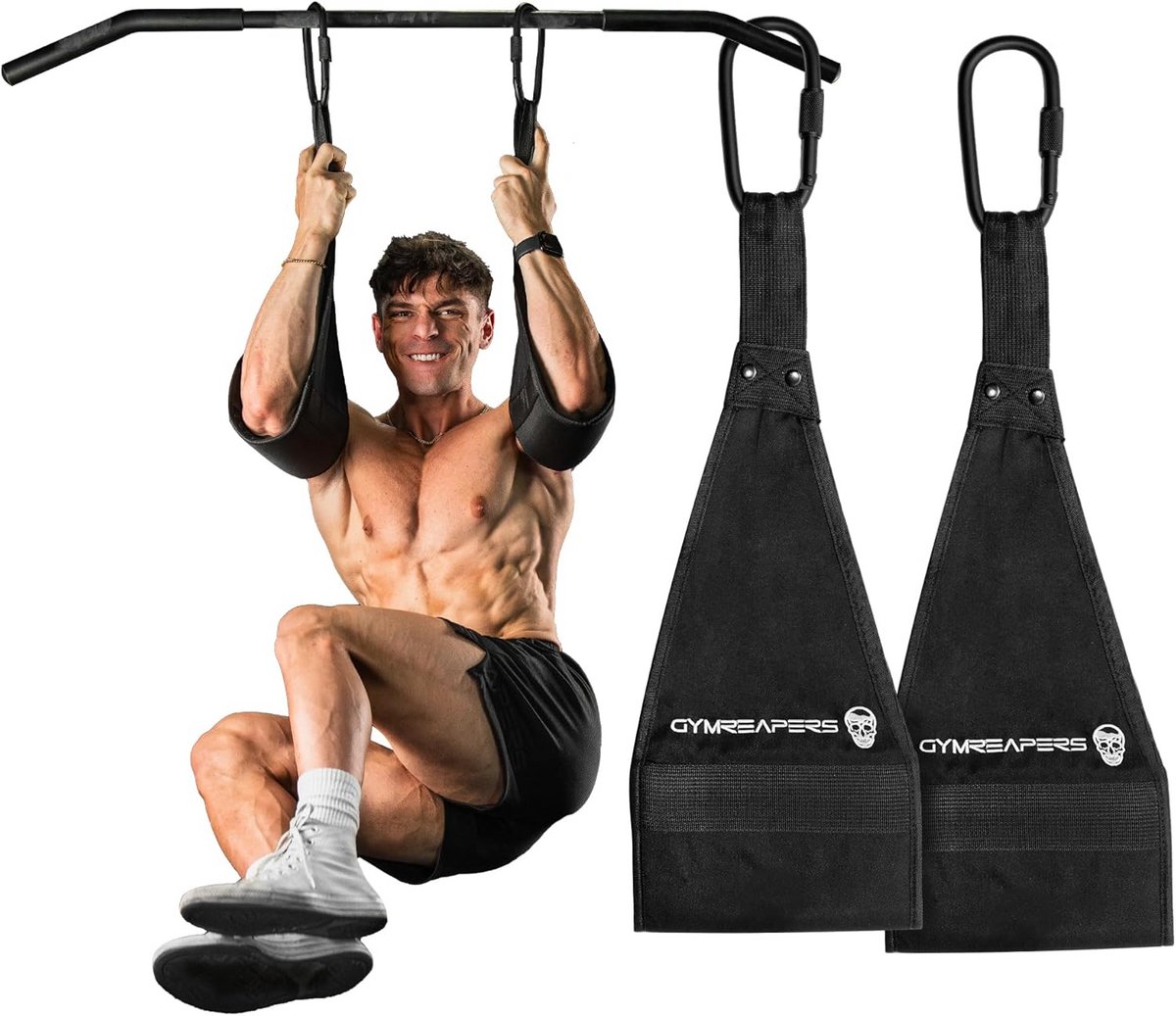 Hangende Buikbanden voor Effectieve Kernkracht en Abdominale Training - Verstelbaar en Gewatteerd