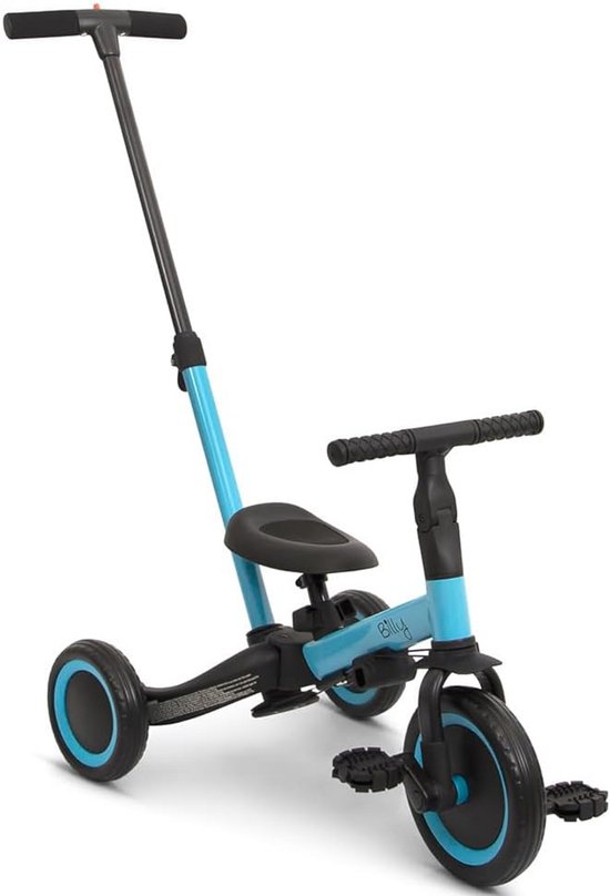 4-in-1 Kinderfiets met Duwstang: Driewieler, Loopfiets en Fiets — afbeelding 4