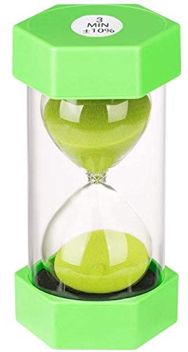 Decoratieve Zandlopers voor Kinderen en Huishoudelijk Gebruik - 3 Minuten Timer