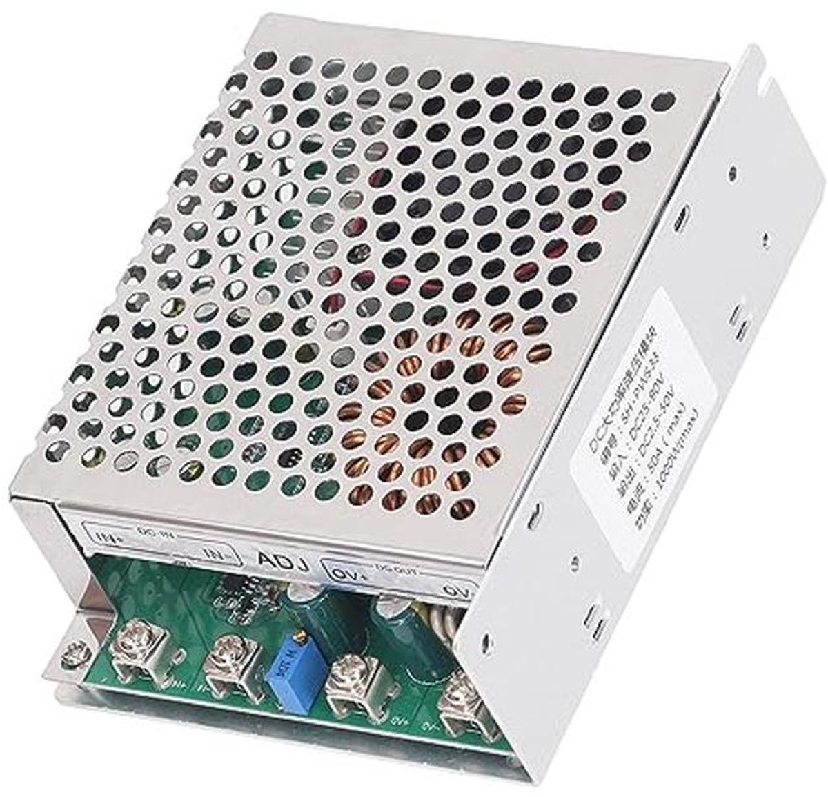 Instelbare DC naar DC Buck-converter 50A 1000W voor spanningstransformatie