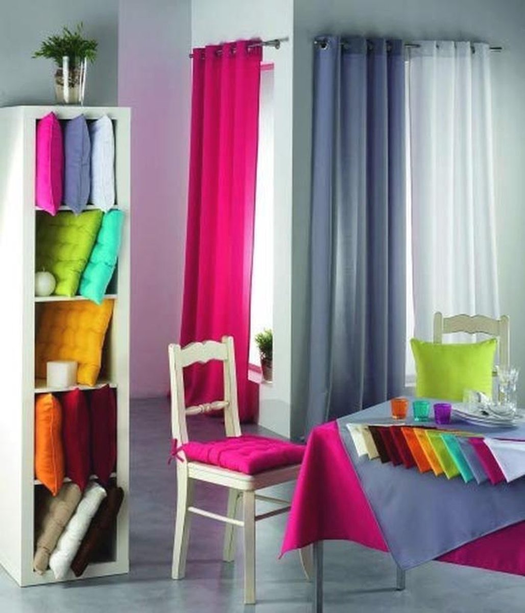Rechthoekig Tafelkleed 140 x 250 cm - Polyester Effen Wit