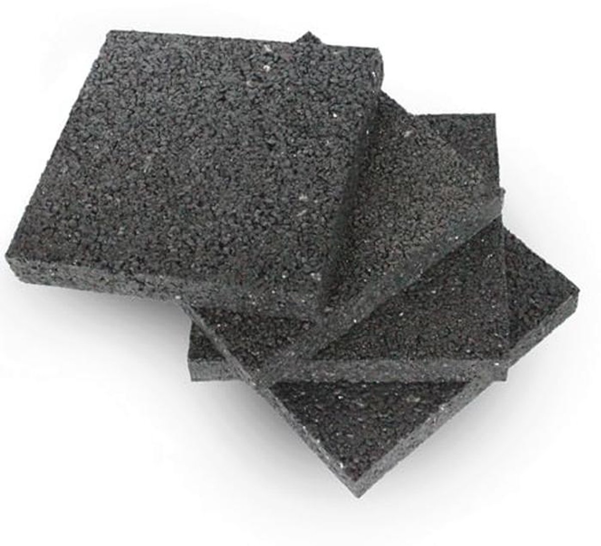Set van 4 antislippads en antivibratiemat 10 x 10 cm voor wasmachine, droger en meubels