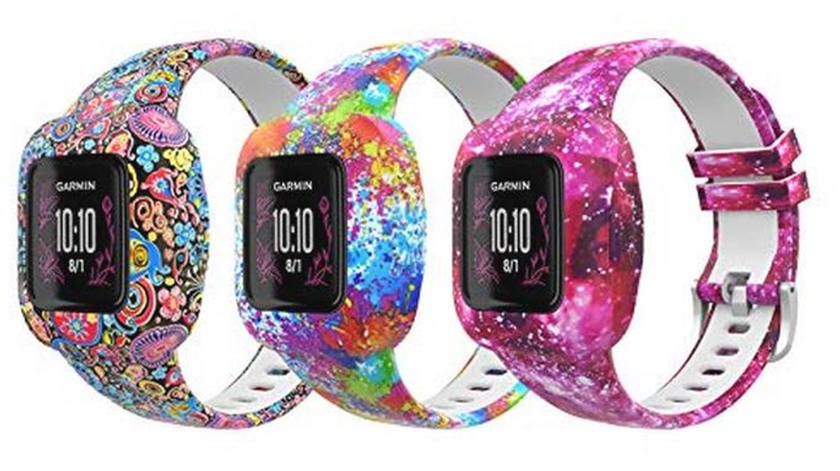 Verstelbare Siliconen Armband voor Vivofit JR 3 en andere modellen - 3-pack
