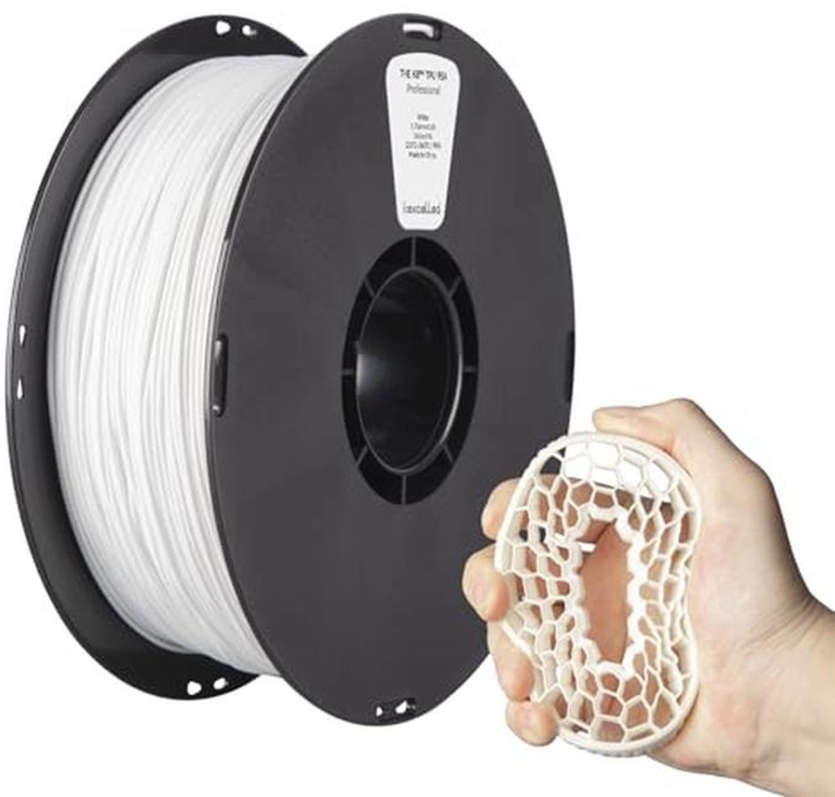 Flexibel TPU Filament 1.75mm - 1KG Spoel voor 3D Printers - Hoge Taaiheid en Elasticiteit