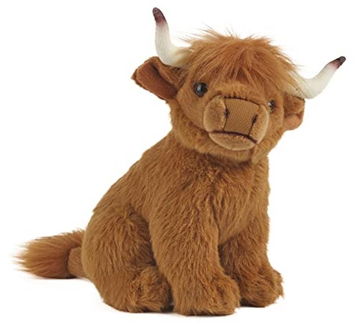 Realistische Pluche Highland Kalf Speelgoed, Eco-vriendelijk 16 cm