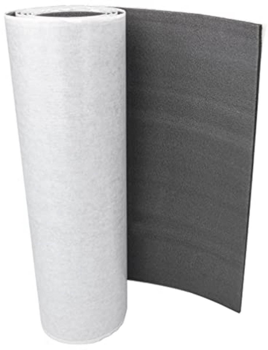 Premium Akoestische Isolatiemat voor Auto en Caravan - Zelfklevend Schuimrubber 50 x 200 x 1 cm