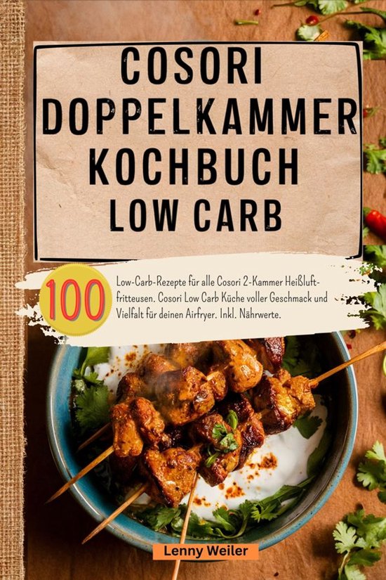 Cosori Doppelkammer Kochbuch Low Carb - cover