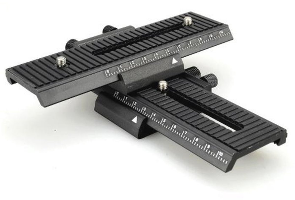 4-weg Macro Focus Rail Slider voor Camera D-SLR