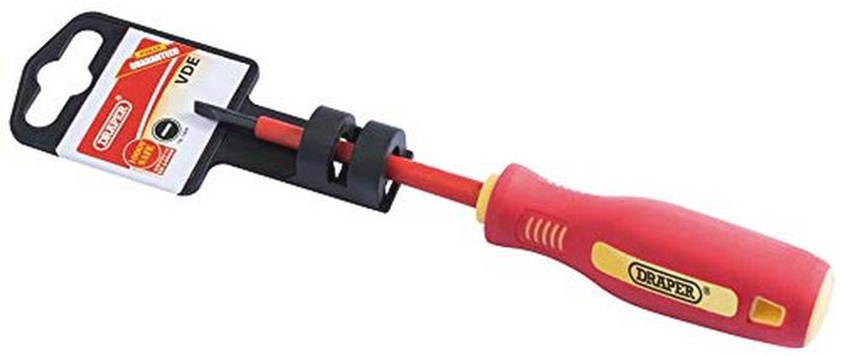Volledig Geïsoleerde Sleufschroevendraaier 2.5 x 75 mm VDE Goedgekeurd