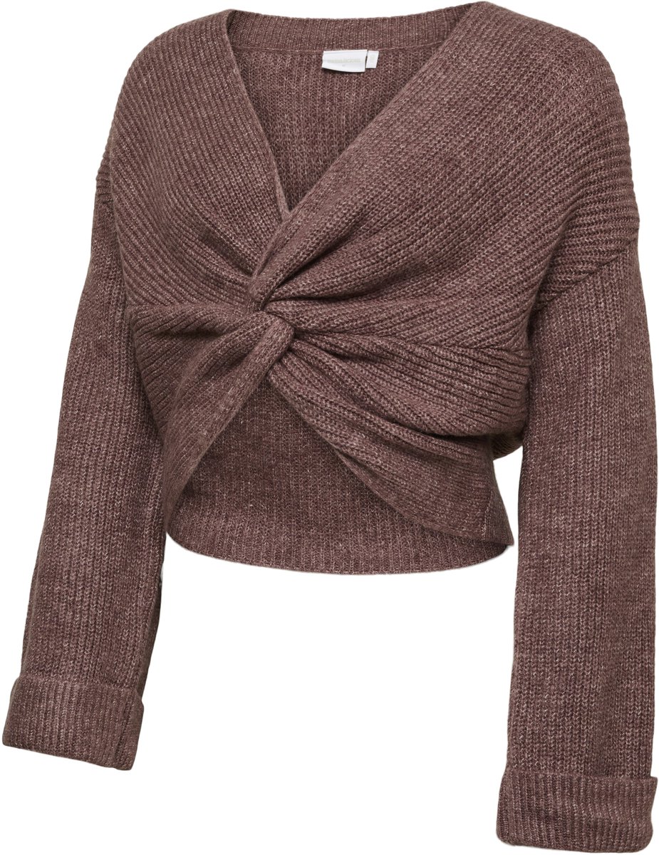 MAMALICIOUS - MLSVALA L/S CROP KNIT TOP - Dames - Gebreide truien
