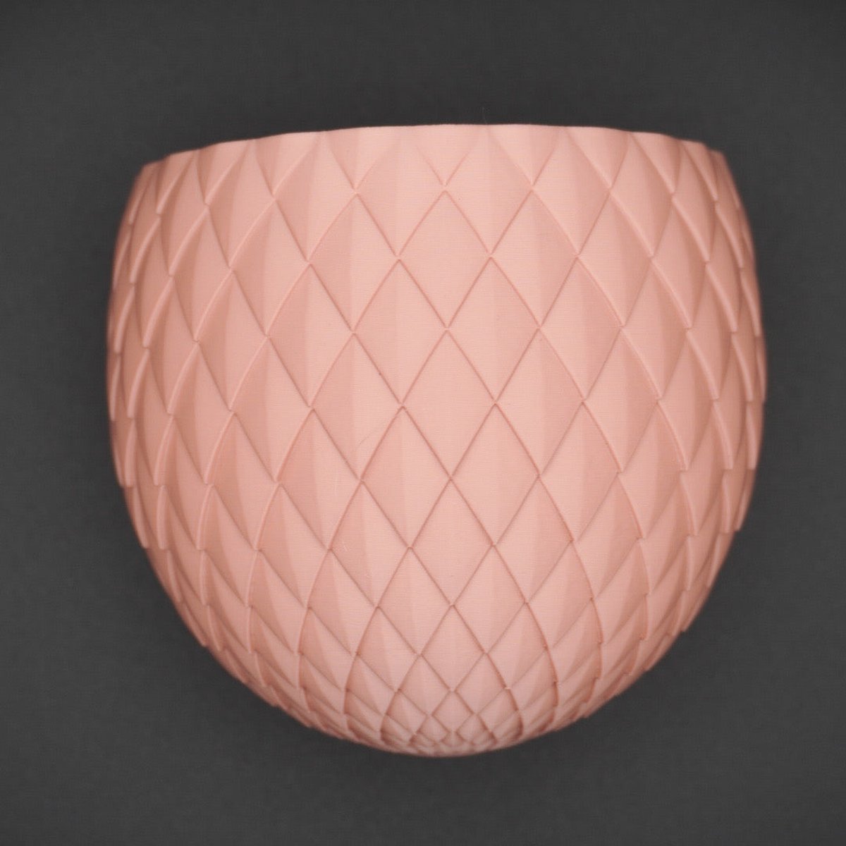4one6 industries - De Draak Egg Muur Plantenpot - Bloempot - Voor Kamerplanten - Dragon - Terracotta Red