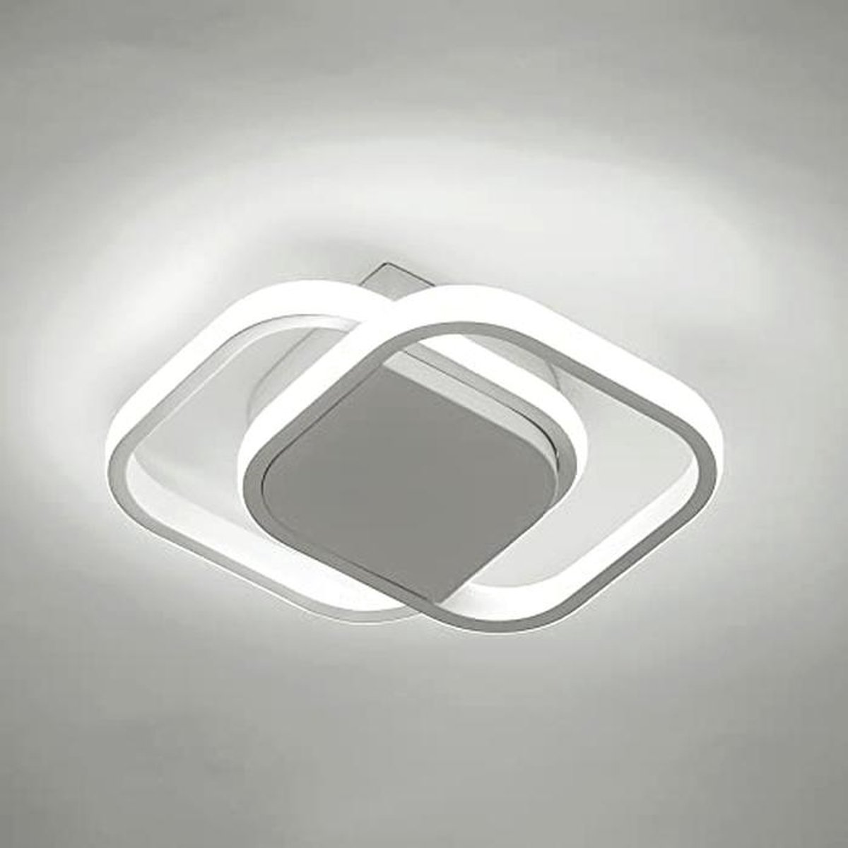 Moderne LED Plafondlamp 24W - Vierkant Koud Wit 6000K