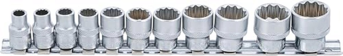 Dopsleutelset 10 mm (3/8") - 12-delige Twaalfkant Gereedschapsset