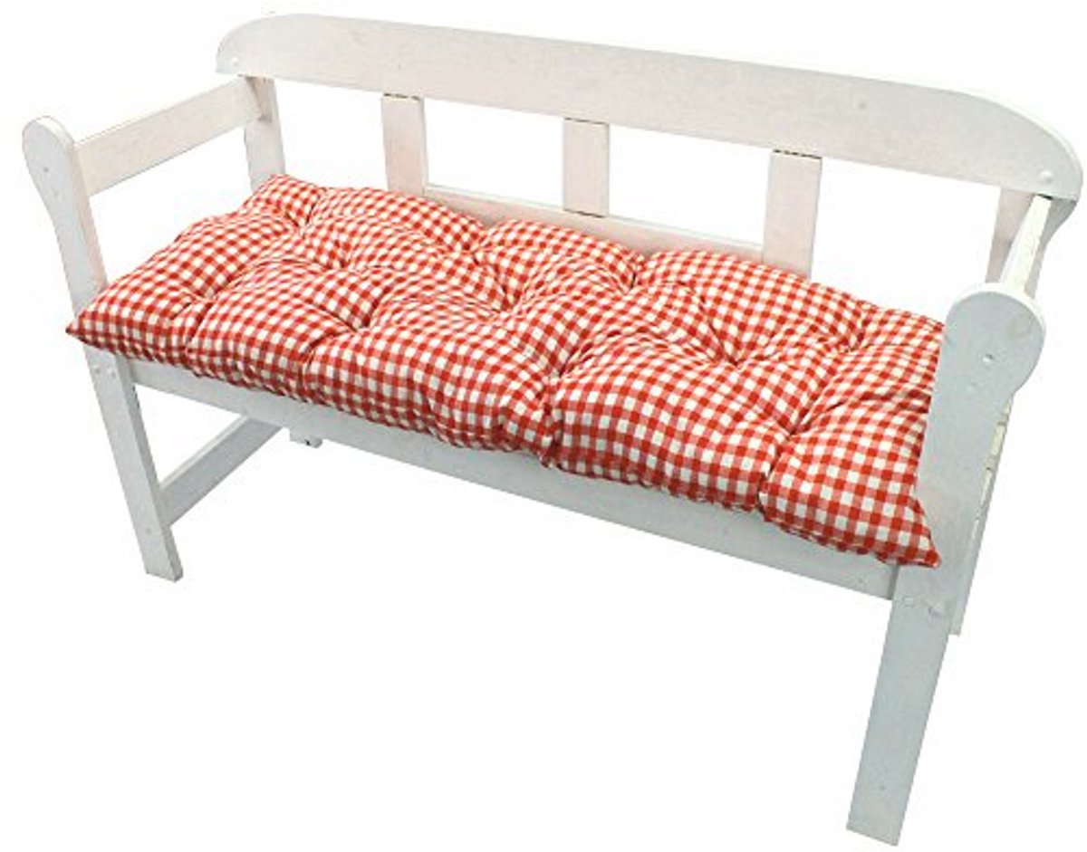 Hperu Tuinbankkussens – 3-Delig Set, Waterdicht, Marineblauw, Met Lang Kussen (110x50 Cm) En 2 Vierkante Kussens (48x48 Cm)