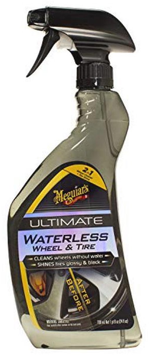 Waterloze wiel en band dressing voor een perfecte glans