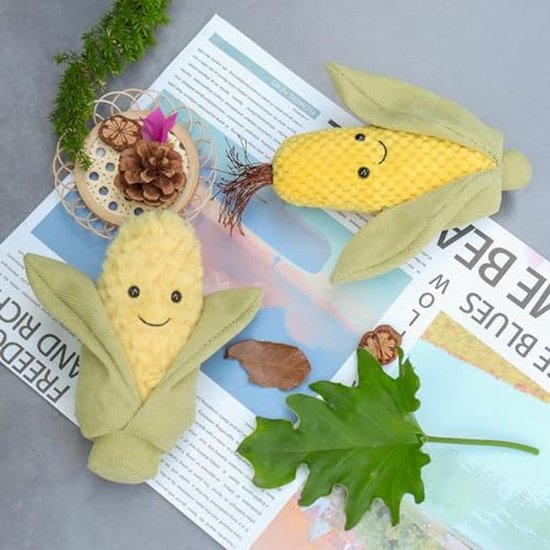 Schattige Lam Knuffeldier van 17 cm, Groente Pluche Speelgoed, Zacht en Wasbaar, Cadeau voor Kinderen en Baby's van Merkloos — afbeelding 3