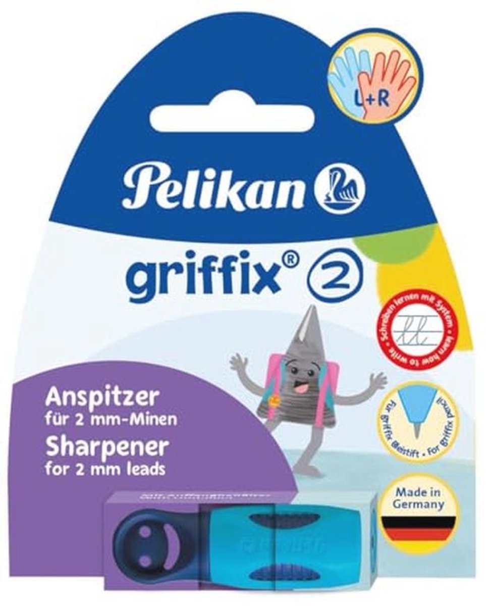 Pencil Sharpener with Collection Tray - Oceanblue