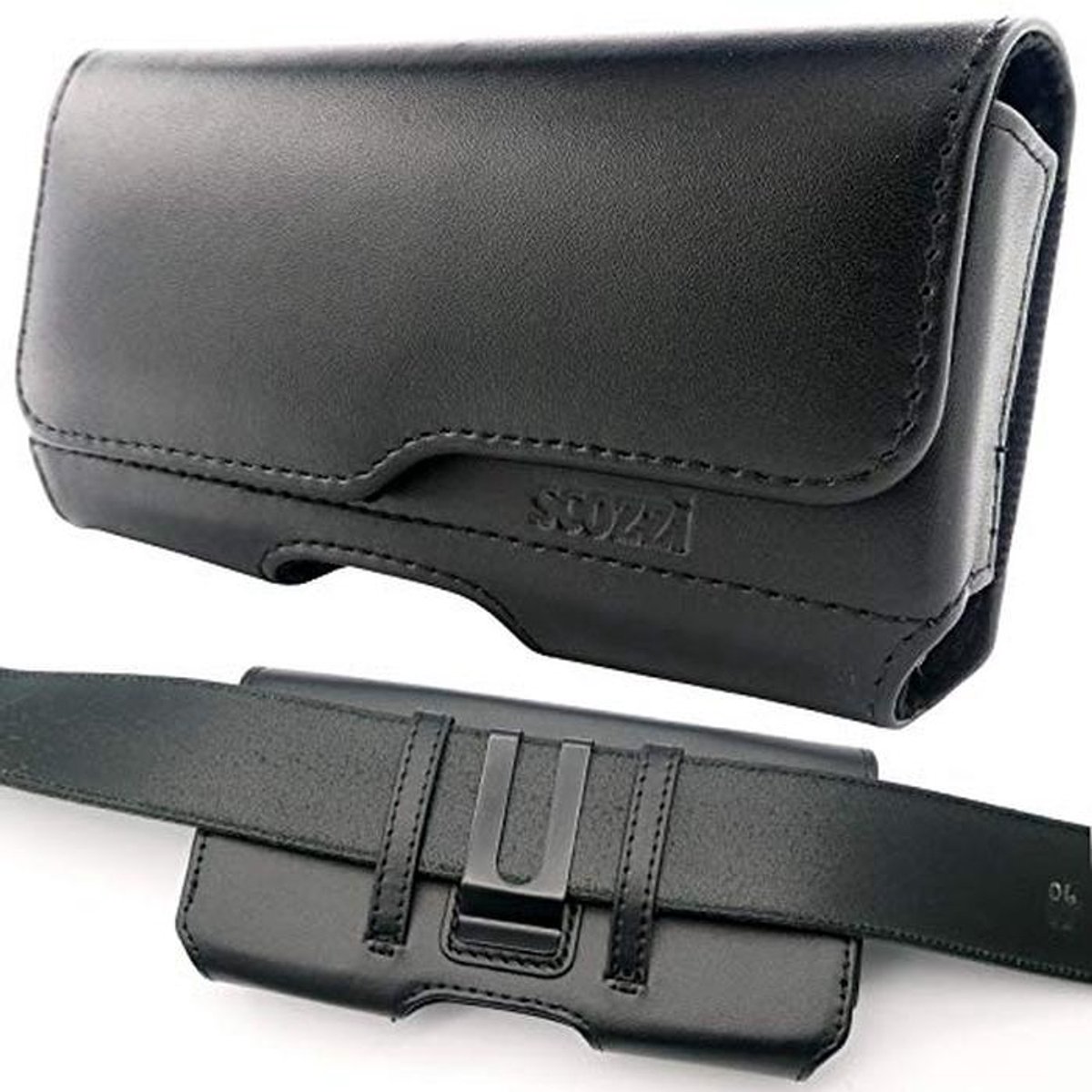 Leren Telefoonhouder voor Heren met Ceclip en Fanny Pack