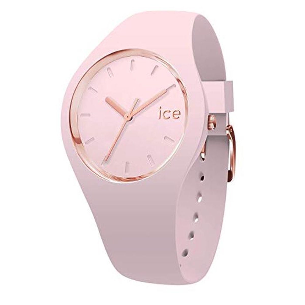 Glamoureuze Roze Dameshorloge met Silicone Band - Elegante Trendwatch