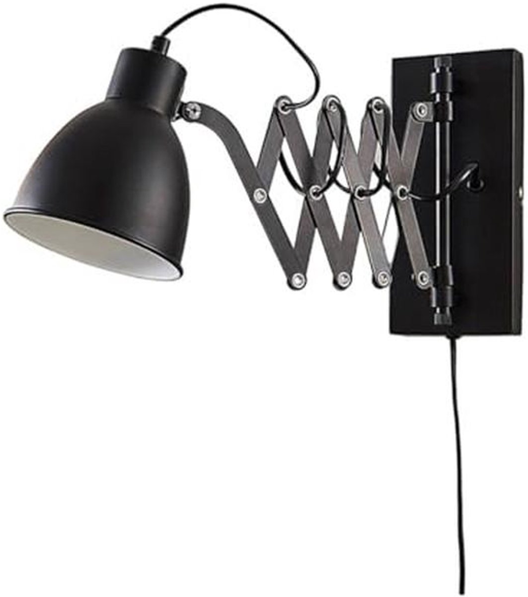 Moderne Zwarte Wandlamp voor Slaapkamer en Woonkamer - Wandverlichting, Muurlamp, Trendy Design