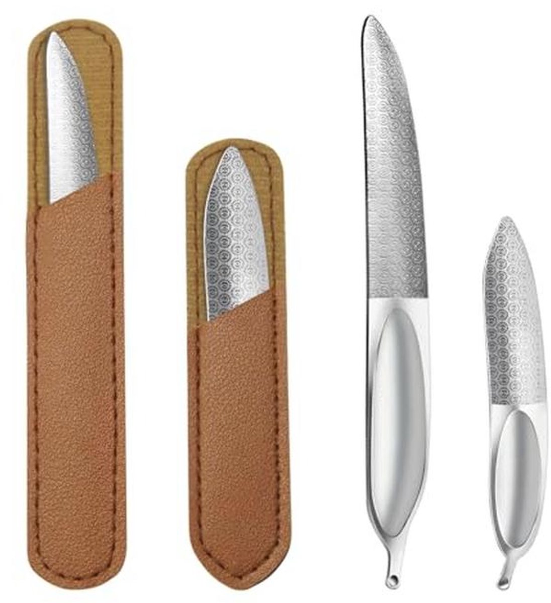 Metalen nagelvijlen voor professionele teenreparatie - Dubbelzijdig Roestvrij Staal