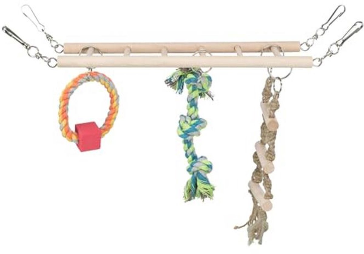 Hangbrug voor huisdieren 29 x 25 x 9 cm - Sterke en duurzame speelvoorziening