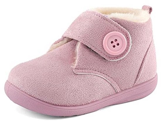 Chaussures de Marche Hivernales pour Tout-petits et Enfants d'Âge Préscolaire - Bottes en Peluche Chaude pour Garçons et Filles - 1-4 Ans