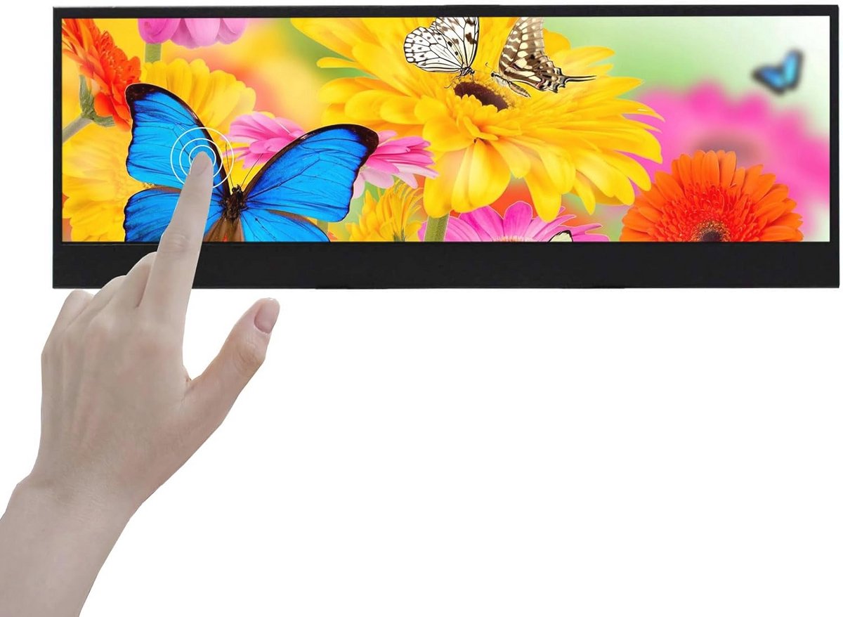 Draagbaar 14 Inch Touchscreen Monitor met 4K Resolutie en Dubbele Speakers