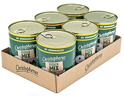 Vleesmix voor honden met kippenhart - nat voer, 6 x 800 g