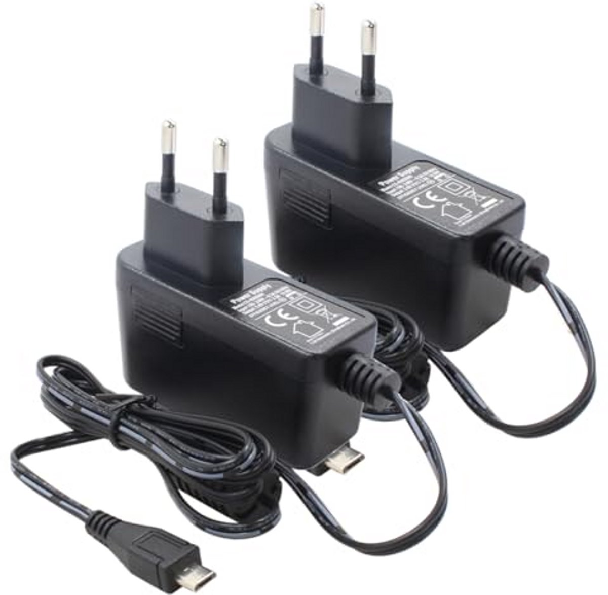 2pcs 5V 2A Voedingsadapter met Micro USB Plug voor IPC Bewakingscamera