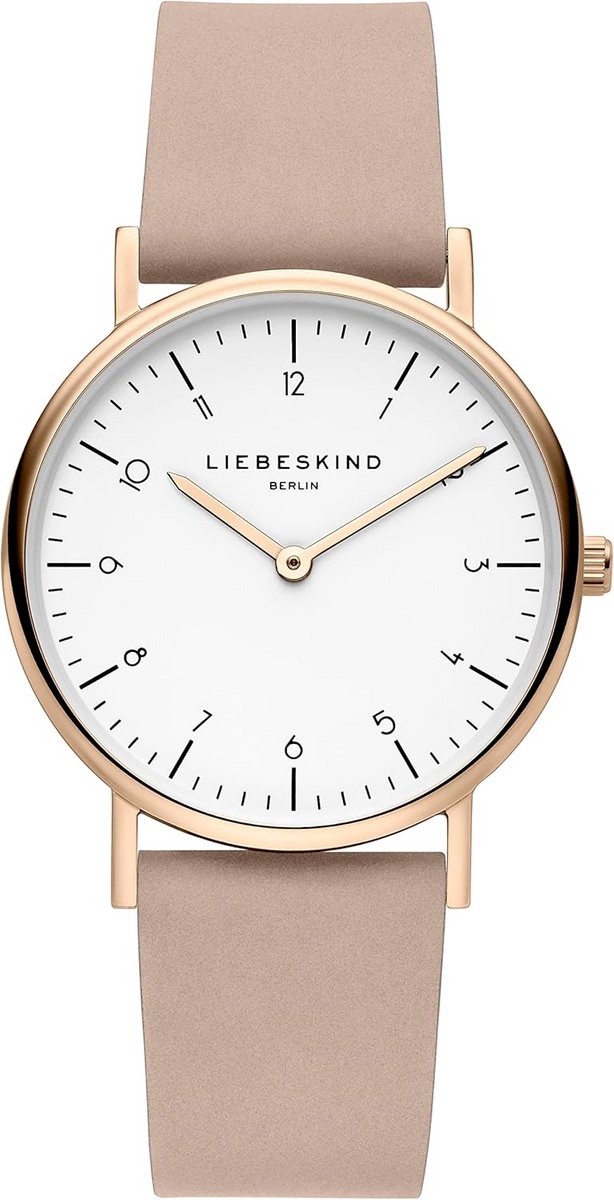 Dames Analoge Quartz Horloge met Leren Band