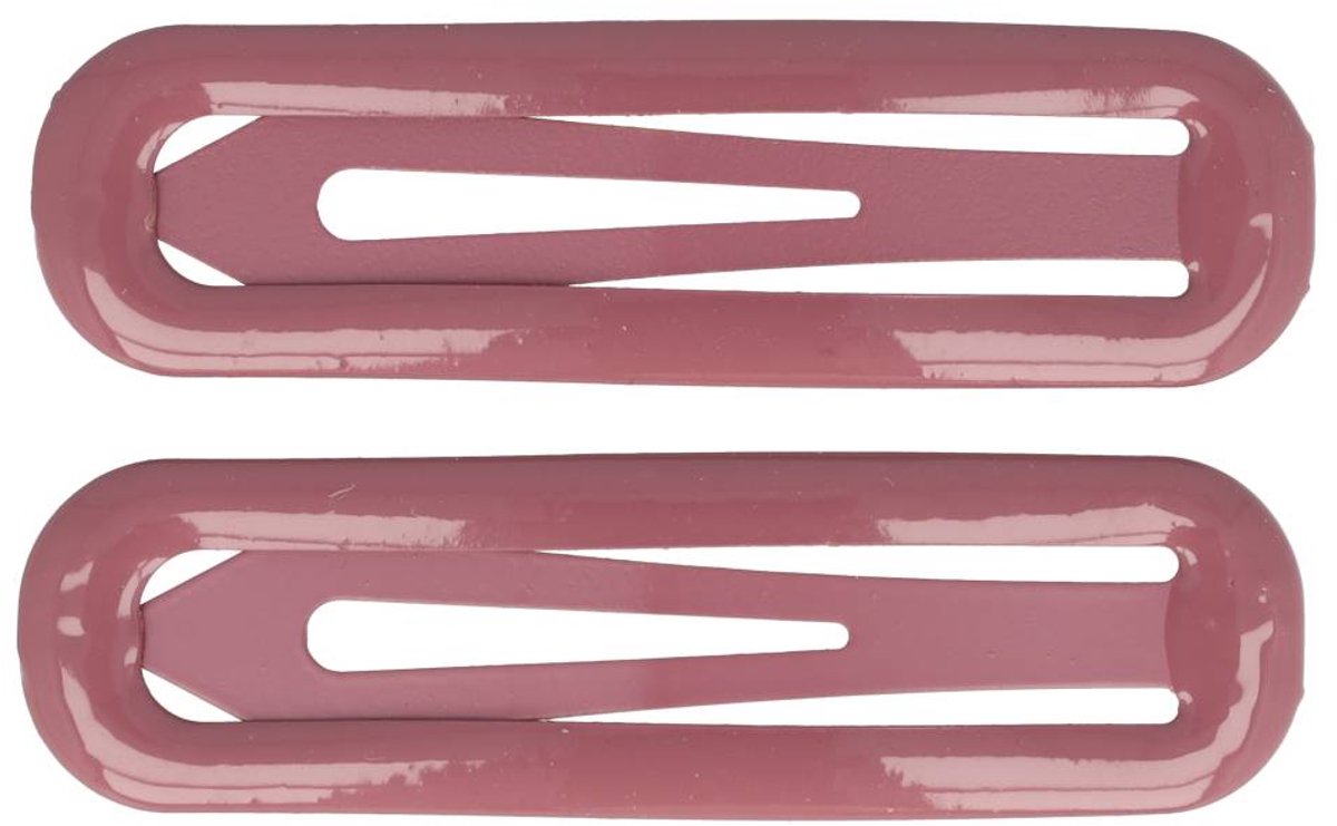 Haarsoires Haarspeld Klikklak 7cm - Epoxy - Roze - Set van 2 - Haarclip Speldjes - Makkelijk in Gebruik - Haaraccessoires voor Volwassenen & Kinderen - Hair Clip - Decoratieve Haaraccessoire