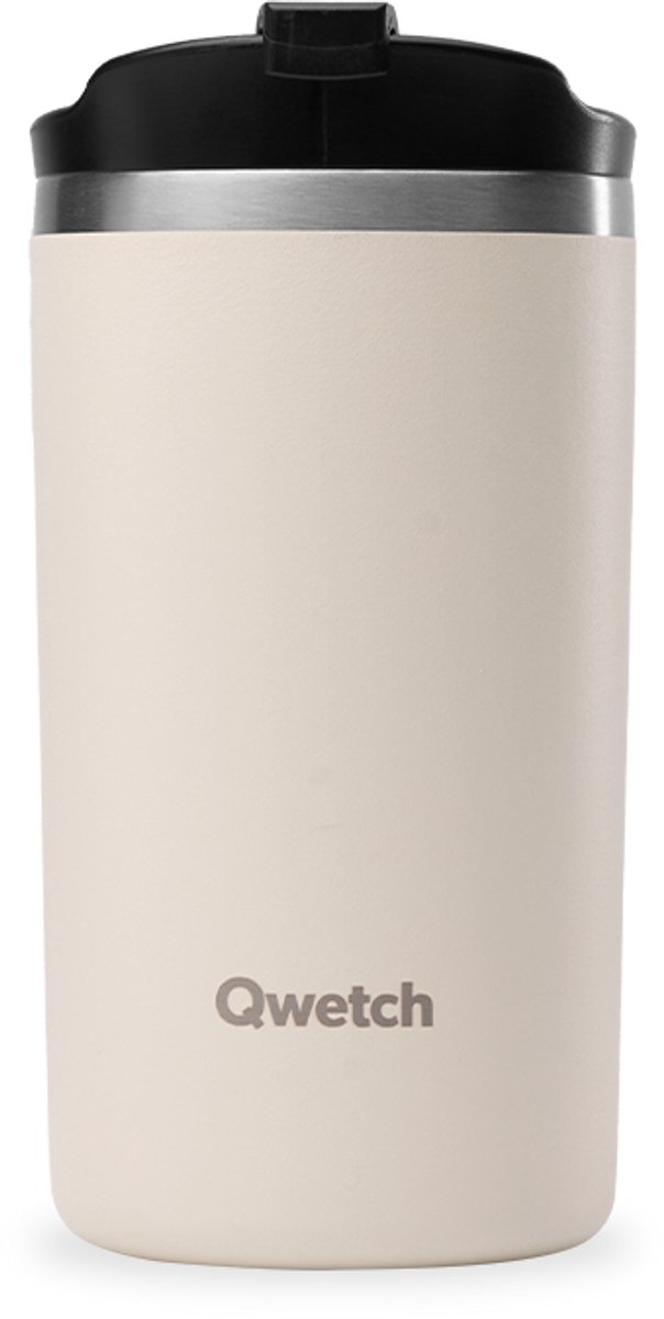 Qwetch - Travel Mug isotherm - Matt Zand- 350ml