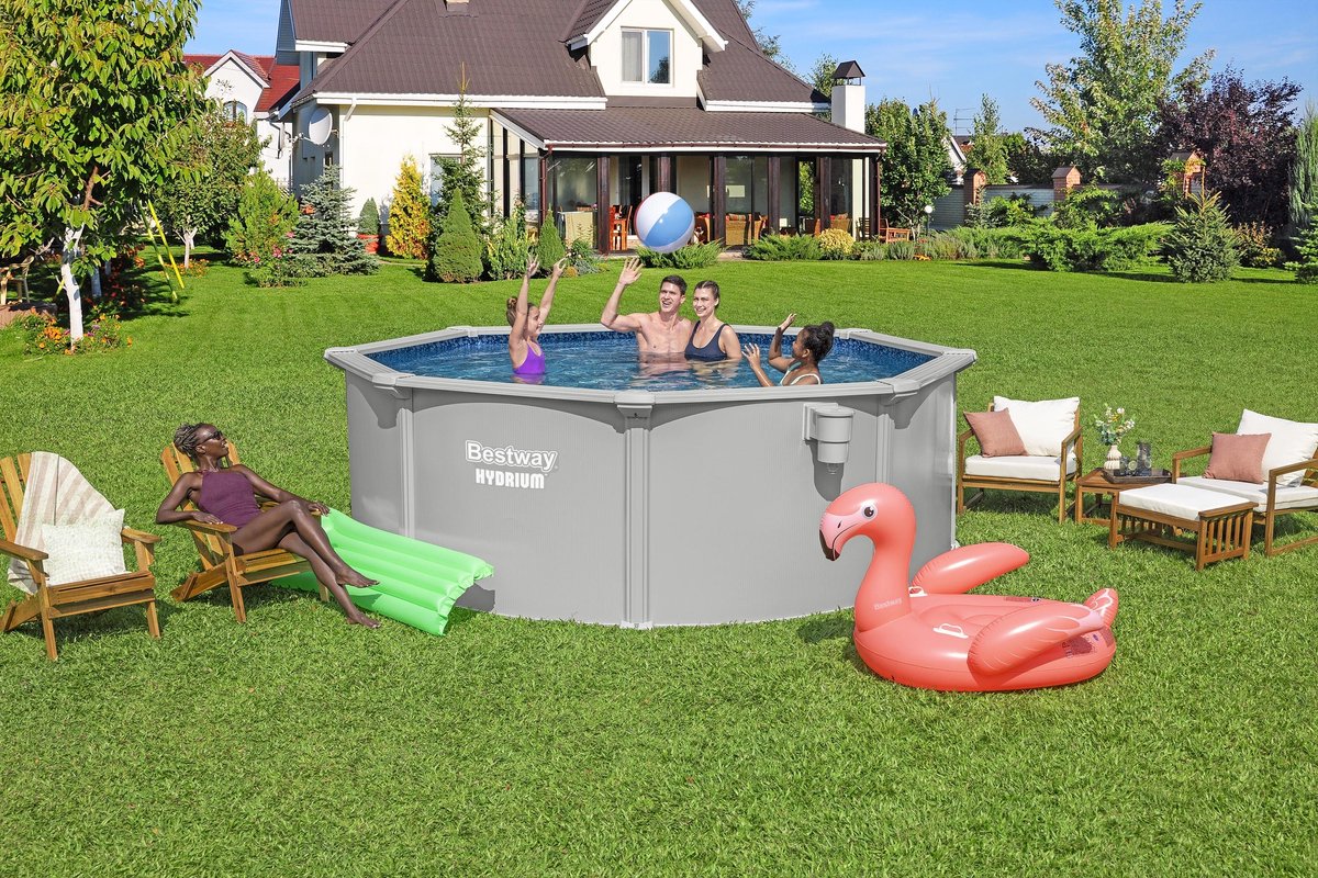 Bestway Hydrium zwembadset met stalen wand - Ø 366 x 122 cm