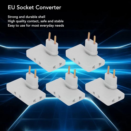 OcioDual Reisadapter – EU/DE Naar VS – 2 Stuks – Compact En Universeel