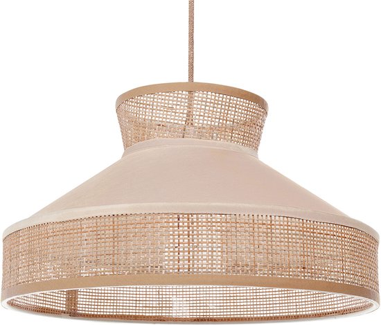 BATALI - Lampe à suspension - Beige/Naturel - Rotin