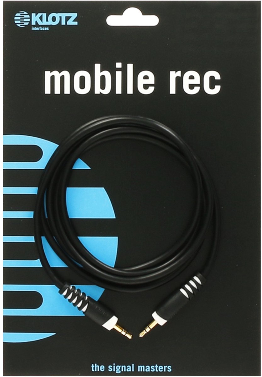 Klotz AS-MM0090 stereo 1x mini-jack - 1x mini-jack kabel 0.9m