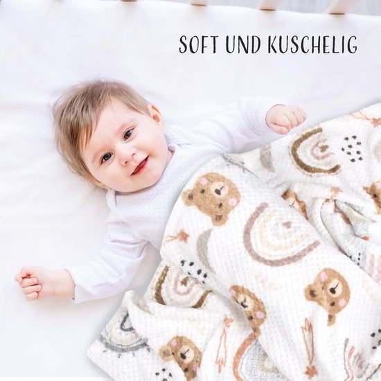 Knuffeldeken voor Kinderen - 85 x 120 cm, Warm en Cozy Fleecedeken voor Bed en Bank — afbeelding 4
